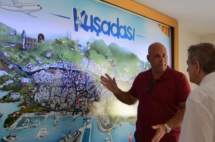 Kuşadası Ticaret Odası’nda kardeş şehir buluşması 