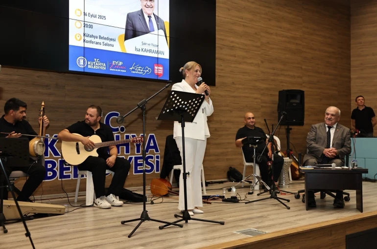 Kütahya Belediyesi’nden ’İsa Kahraman Saygı ve Şiir Akşamı’ etkinliği 