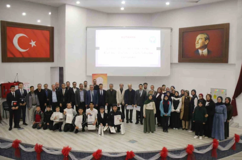 Kütahya geneli Kur’an-ı Kerim okuma yarışması tamamlandı 