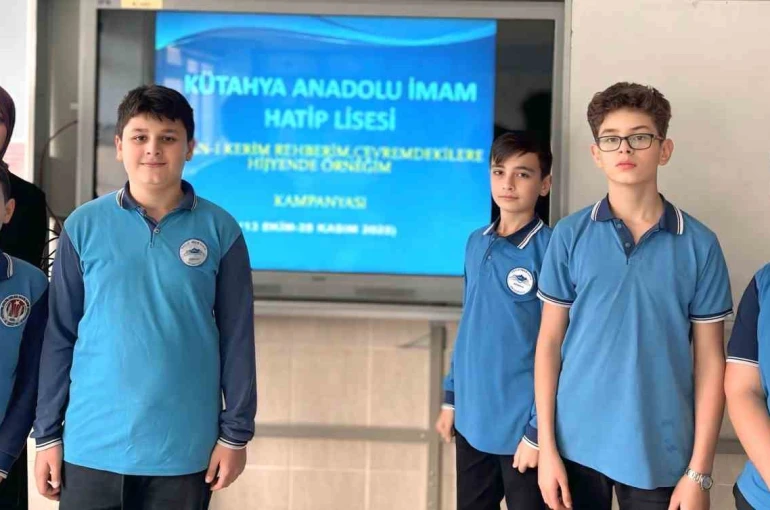 Kütahya’da "Kur’an-ı Kerim Rehberim, Çevremdekilere Hijyende Örneğim" kampanyası başladı 