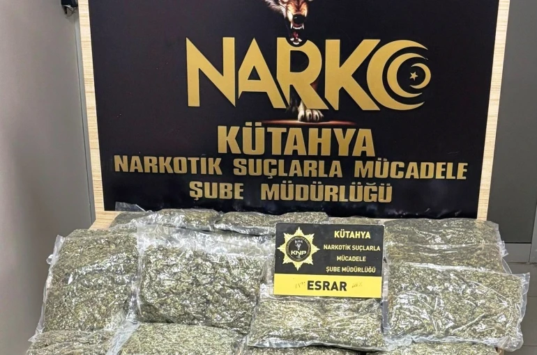 Kütahya’da uyuşturucu operasyonu, 4 şüpheli tutuklandı