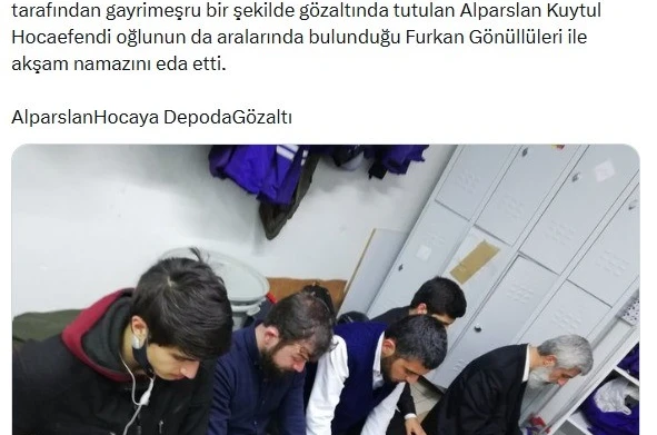 ’Kuytulcular’ üyelerinden namazda ‘selfie’ 