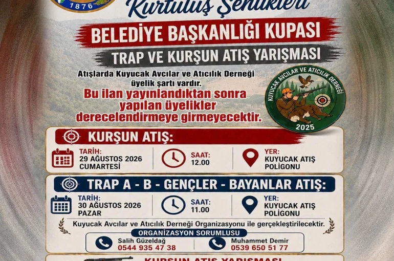 Kuyucak’ta 5 Eylül Kurtuluş Şenlikleri heyecanı atıcılık yarışmasıyla başlayacak
