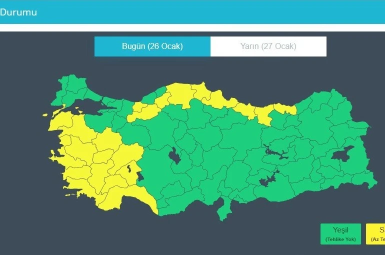 Kuzeyde fırtına alarmı: Rüzgar hızı 80 kilometreye ulaşacak