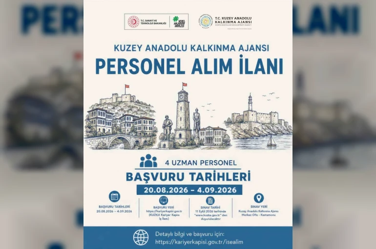 KUZKA 4 uzman personel alımı yapacak