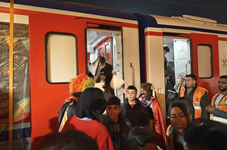 Lösemi savaşçıları Umut Treni ile Kayseri’ye geldi 
