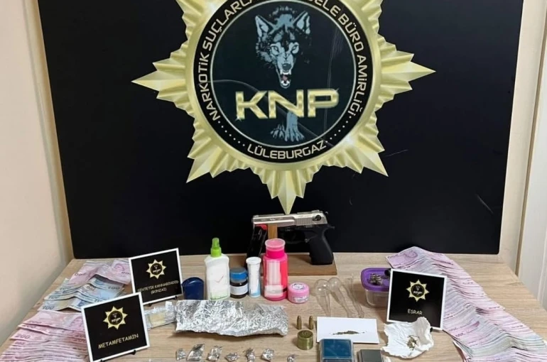 Lüleburgaz’da uyuşturucu operasyonu: 4 tutuklama