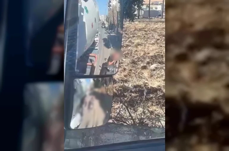 Madde kullanarak motosiklet sürdü 