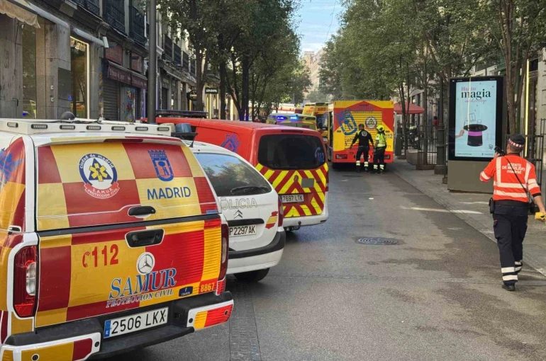 Madrid’de 6 katlı binada çökme: 4 ölü, 3 yaralı