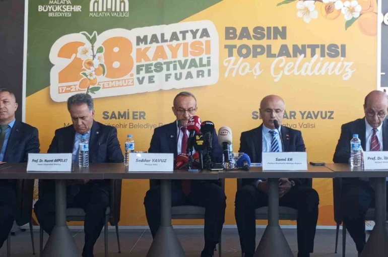 Malatya, 28. Uluslararası Kayısı Festivali’ne hazırlanıyor