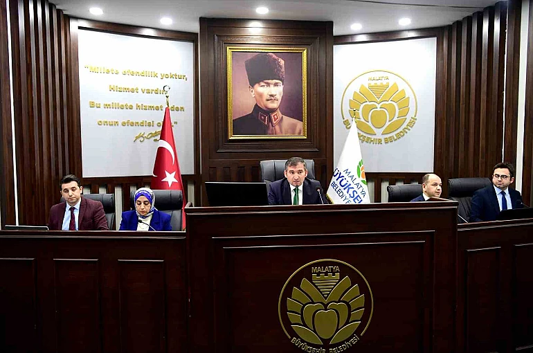 Malatya Büyükşehir Belediye Meclisi Şubat ayı toplantısı yapıldı 