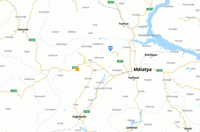Malatya’da 4.1 büyüklüğünde deprem 