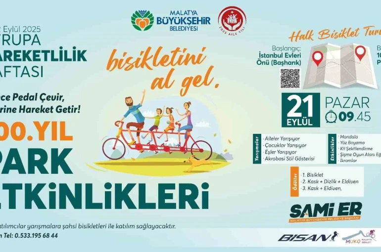 Malatya’da Avrupa Hareketlilik Haftası renkli etkinliklerle kutlanacak