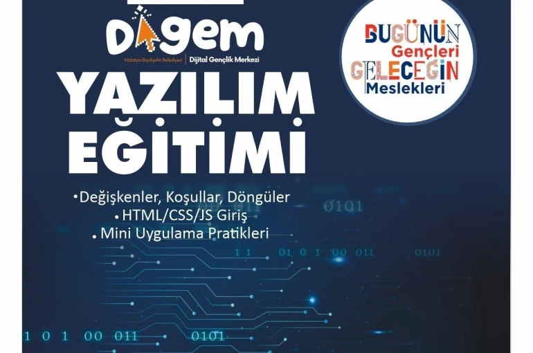 Malatya’da Dijital Gençlik Merkezi’nde kodlama eğitimi 