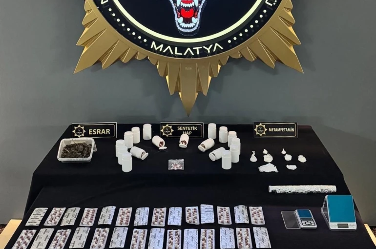 Malatya’da uyuşturucu operasyonu: 14 gözaltı