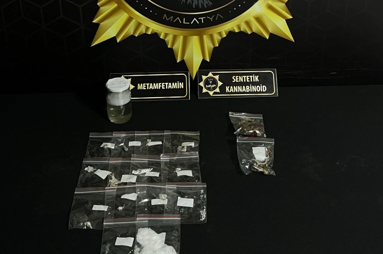 Malatya’da uyuşturucu operasyonu: 2 tutuklama 