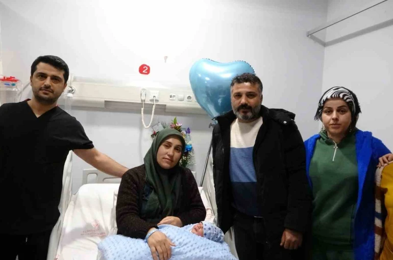 Malatya’da yeni yılın ilk bebeği dünyaya geldi 