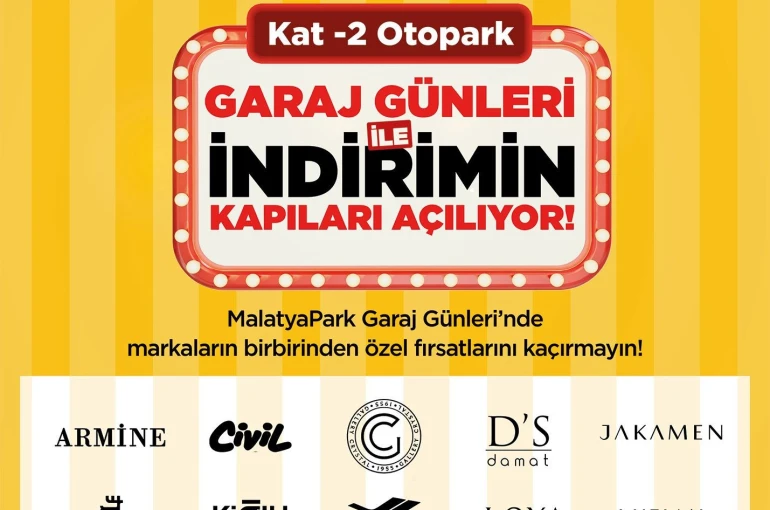 MalatyaPark AVM’de "Garaj Günleri" başlıyor 