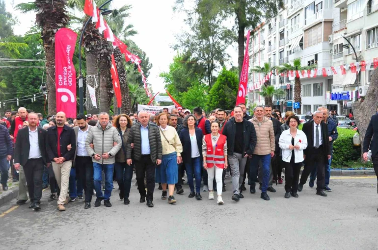 Manisa’da 1 Mayıs kutlaması 