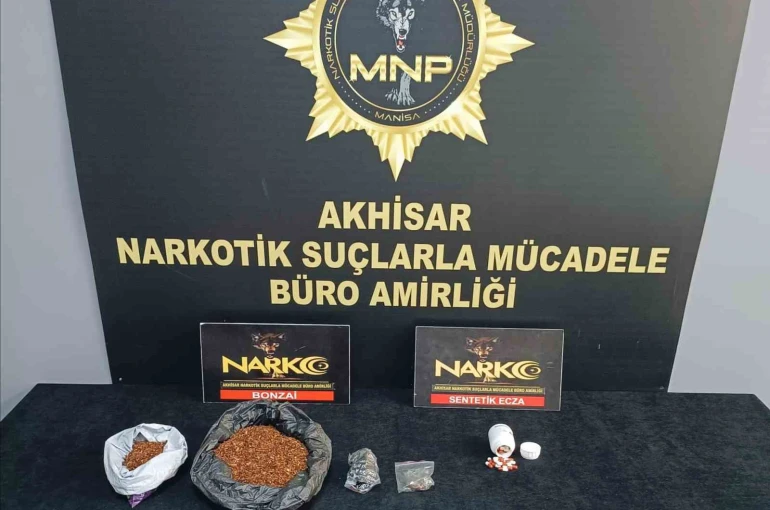 Manisa’da uyuşturucu operasyonu: 3 tutuklama 