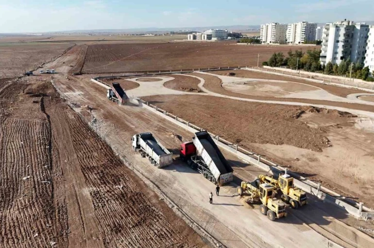 Mardin Belediyesi Nusaybin’e çevre yolu yapıyor 