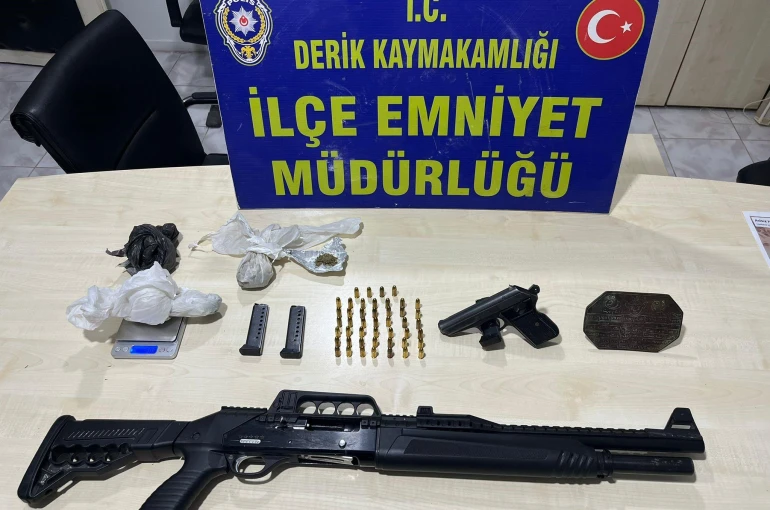 Mardin'de uyuşturucu operasyonunda 2 gözaltı