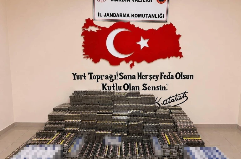 Mardin’de 5 milyon lira değerinde kaçak tütün mamulleri ele geçirildi