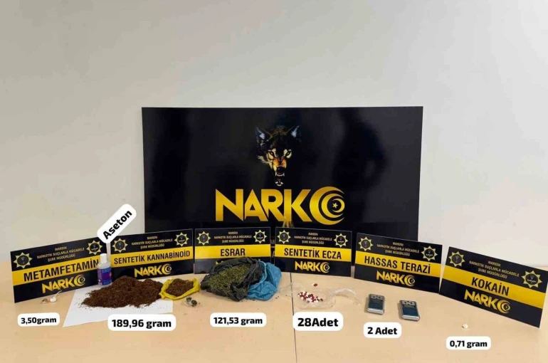 Mardin’de uyuşturucu operasyonunda 2 şüpheli yakalandı 