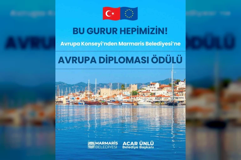 Marmaris Belediyesi’ne Avrupa’dan prestijli ödül 