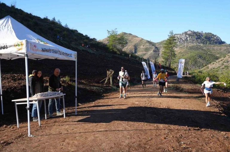 Marmaris Orman İşletme Müdürlüğü’nden Ultra Trail Maratonu’nda tohum atma etkinliği 