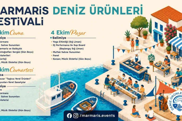 Marmaris’te 2. Deniz Ürünleri Festivali için geri sayım başladı