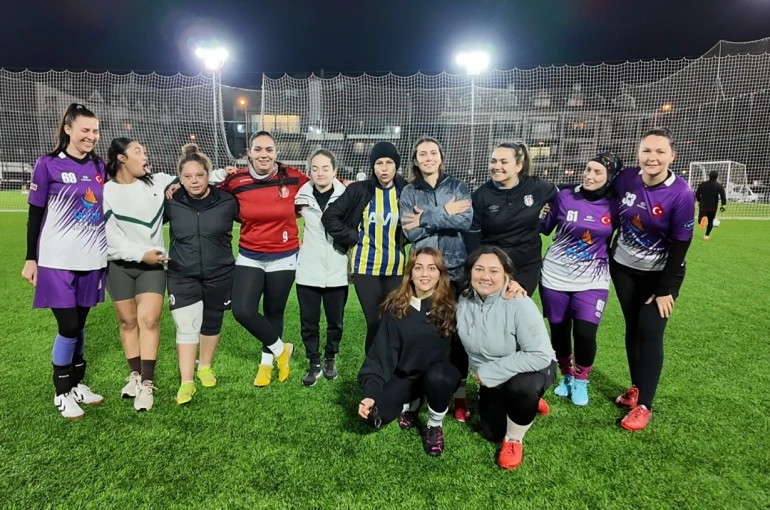 Marmaris’te kadınlardan 9 yıllık futbol geleneği 