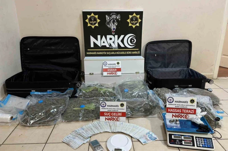 Marmaris’te uyuşturucu operasyonu: 5 tutuklama 