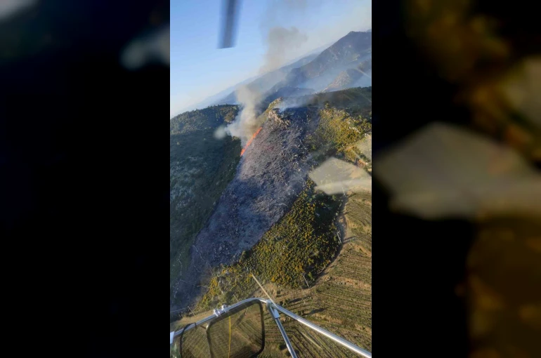 Marmaris’teki orman yangını kontrol altına alındı 