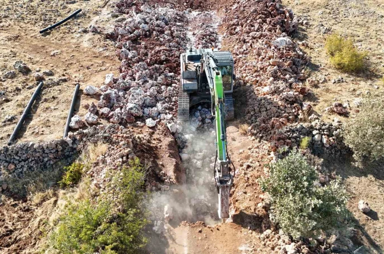 MARSU’dan Ortaca Mahallesi’ne 8 bin metrelik atık su altyapı yatırımı 