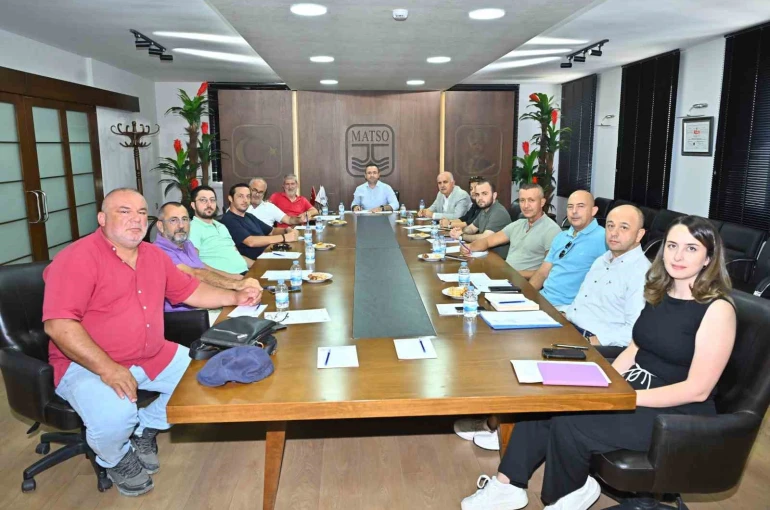 MATSO’da zeytinyağı fabrikası işletmelerinin sorun ve talepleri masaya yatırıldı 