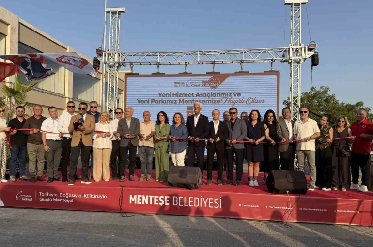 Menteşe Belediyesi yeni araçlarını hizmete aldı 