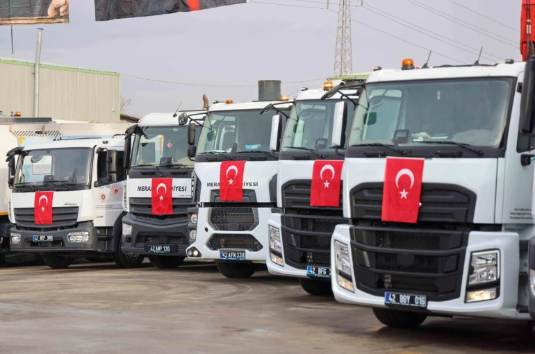 Meram belediyesi araç filosunu güçlendirmeye devam ediyor