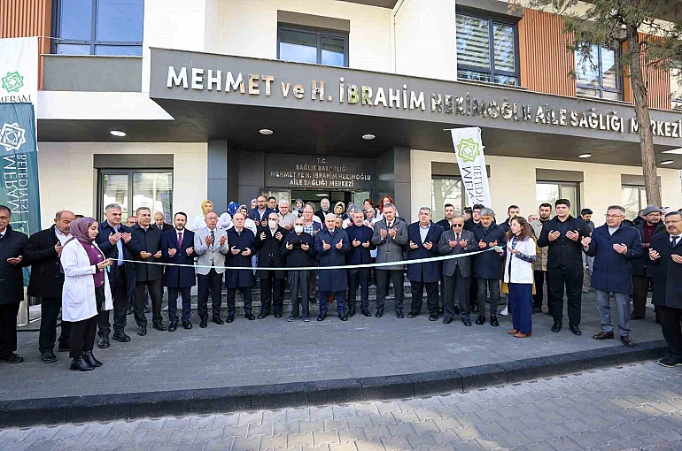 Meram’da 21 bin kişiye hizmet verecek sağlık üssü hizmete girdi 