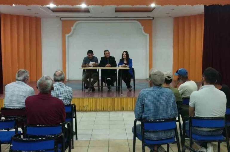 Mercan’da patates üreticileriyle toplantı yapıldı
