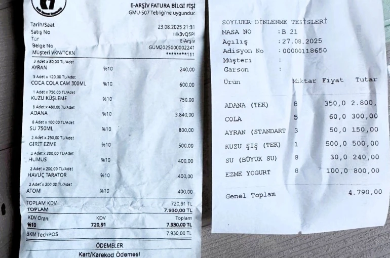 Merkezefendi Belediyesinden yemeği boğazda bırakan hesap 