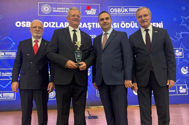 Mersin OSB’ye ’En çok katkı veren OSB’ ödülü 