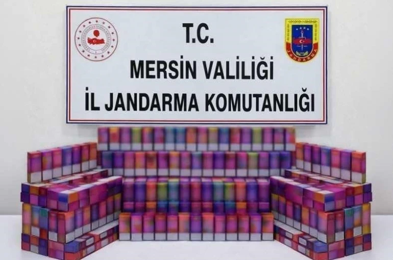 Mersin’de 650 gümrük kaçağı elektronik sigara ele geçirildi 