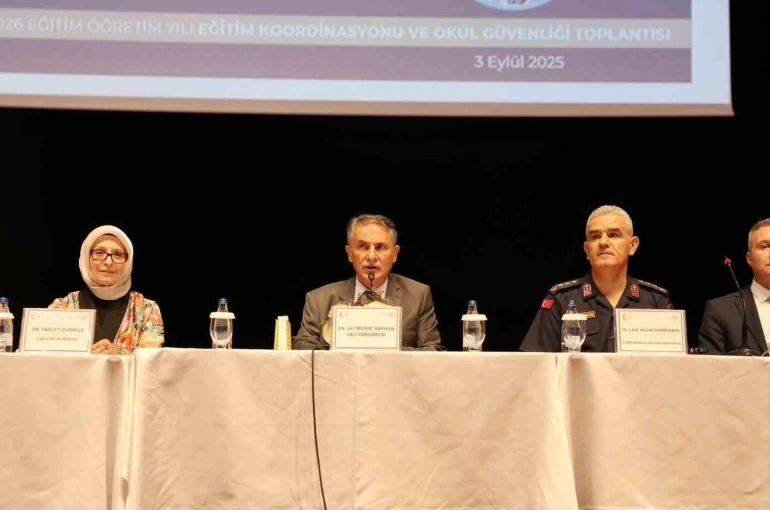 Mersin’de Eğitim Koordinasyonu ve Okul Güvenliği Toplantısı yapıldı 