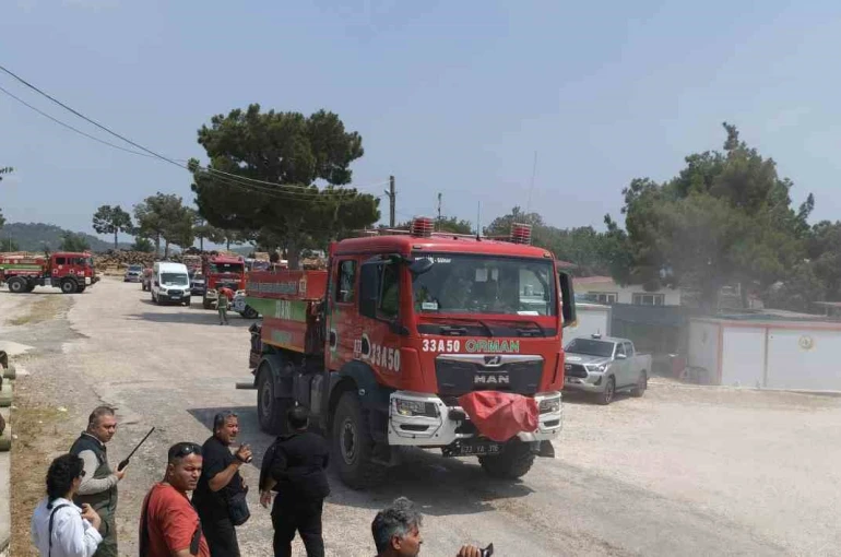 Mersin’de gerçeğini aratmayan orman yangını tatbikatı