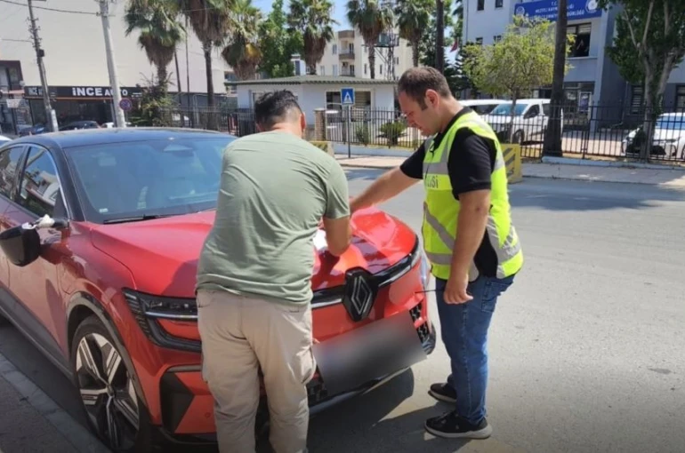 Mersin’de kural ihlali yapan sürücüye 10 bin lira ceza