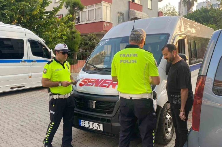 Mersin’de okul servislerine sıkı denetim 