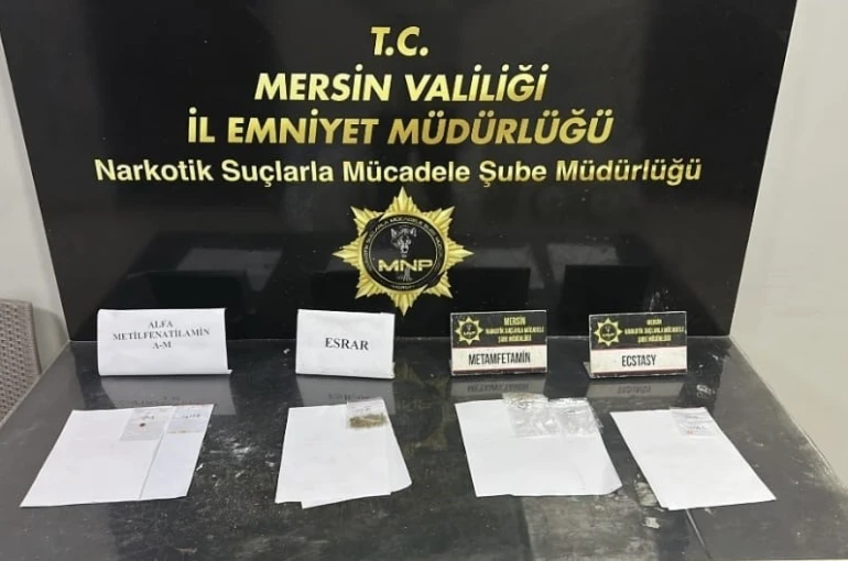 Mersin’de uyuşturucu operasyonu: 3 tutuklama