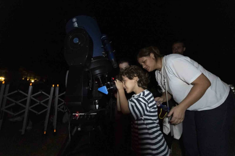 Mersinliler Perseid Meteor Yağmurunu Darısekisi’nde izledi