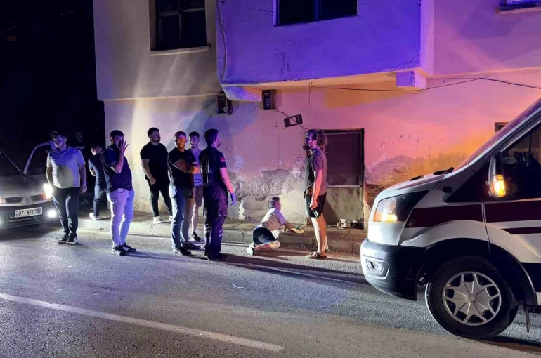 Metruk evin penceresinden düşen kadın yaralandı 